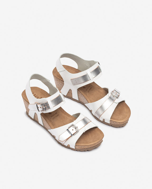 yokono Sandalia de cuña CADIZ-254 blanco Rebajas baratas