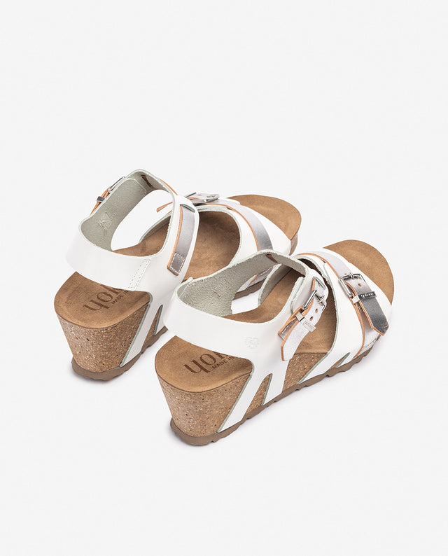 yokono Sandalia de cuña CADIZ-254 blanco Rebajas baratas