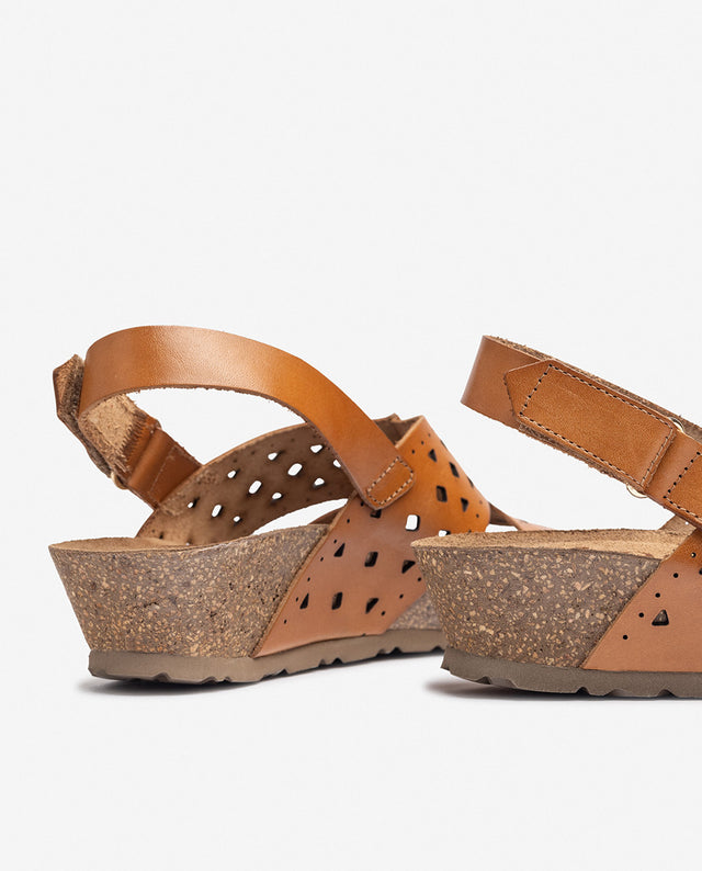 yokono Sandalia de cuña MONACO-252 marrón Rebajas top