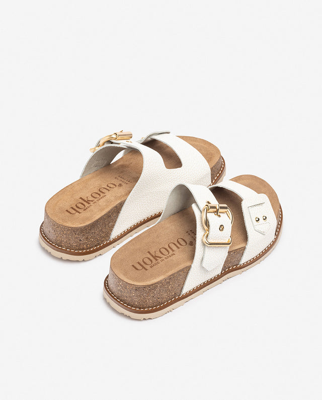 yokono Sandalia de plataforma OCA-252 blanco Envío gratis
