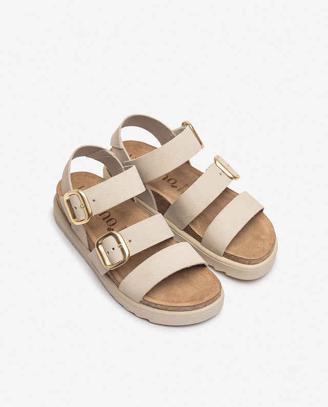 yokono Sandalia de plataforma TUNEZ-127 beige Oferta especial
