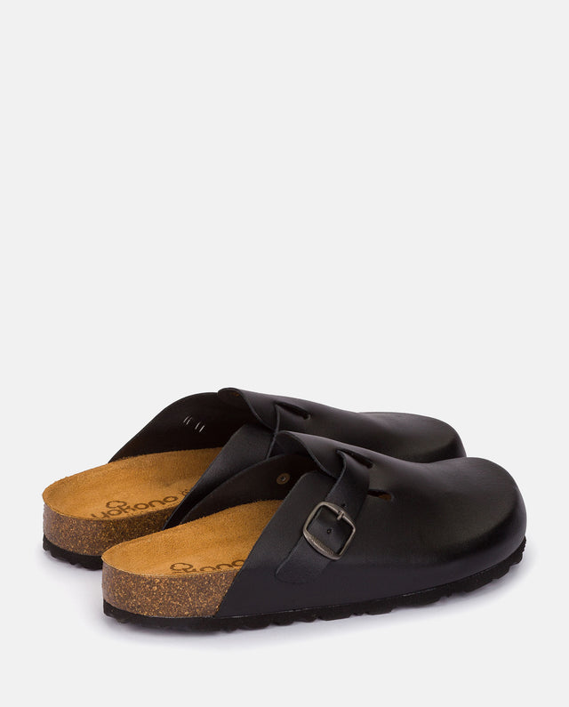 yokono Zapato plano Zueco 599 negro Precio de fábrica