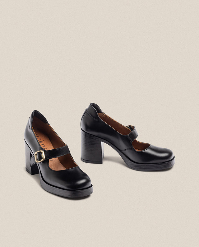 yokono Zapato de tacón KOLIN-010 negro Oferta especial de fábrica