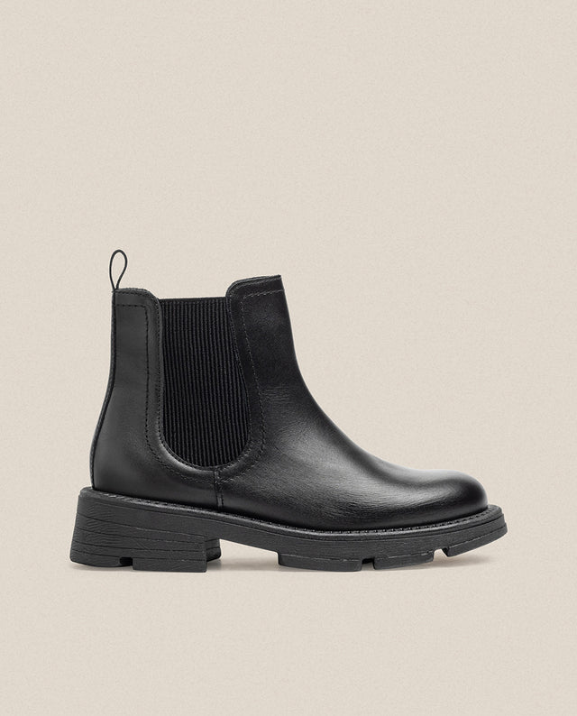 yokono Botín plano ELZE-001 negro Precio ultrabajo