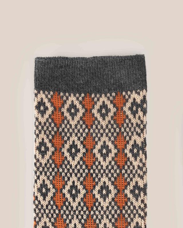 yokono Calcetín Rombo Gris Ofertas