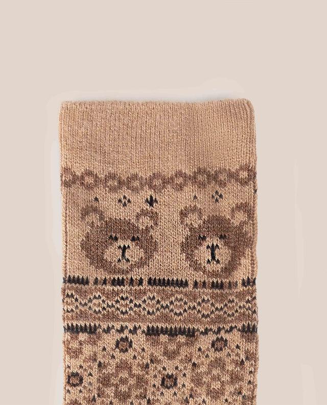 yokono Calcetín Oso Beige Tienda
