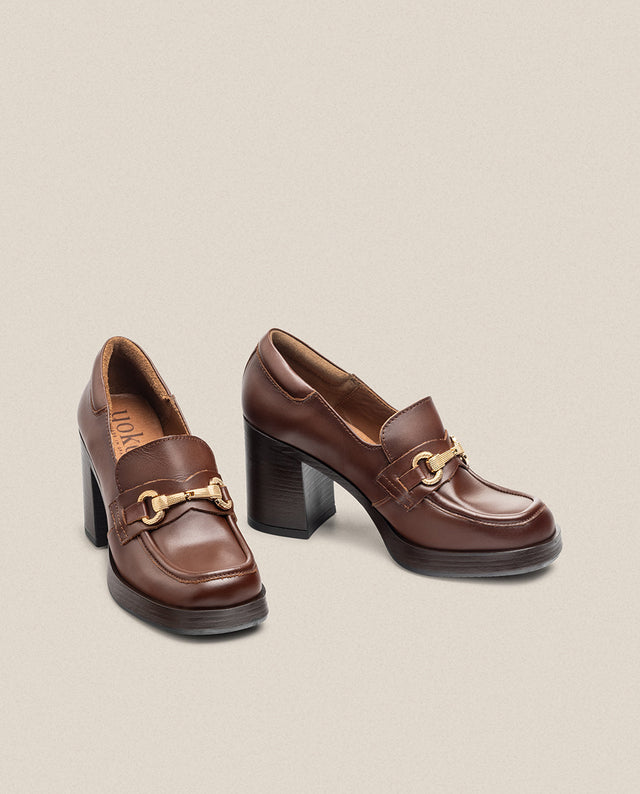 yokono Zapato de tacón KOLIN-011 marrón Solo queda un día