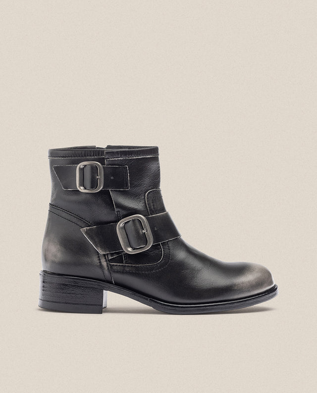 yokono Botín plano MONS-006 gris Superdescuento
