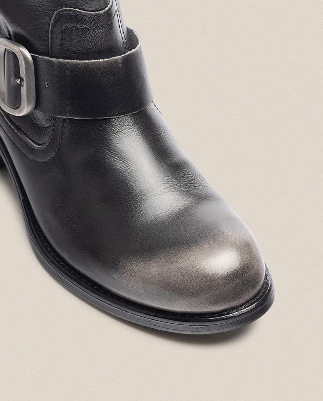 yokono Botín plano MONS-006 gris Superdescuento