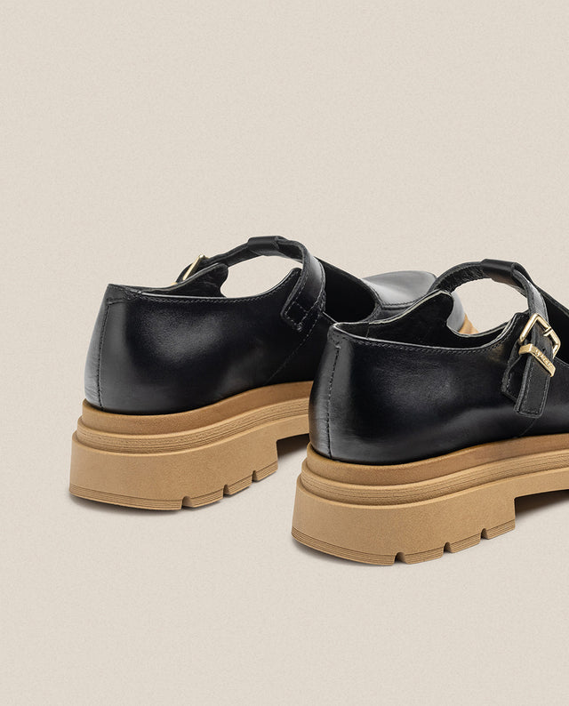 yokono Zapato plano CHAM-003 negro Limitado a 3 días