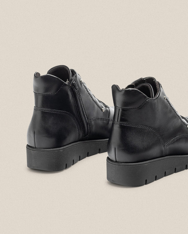 yokono Botín plano MANILA-003 negro En oferta