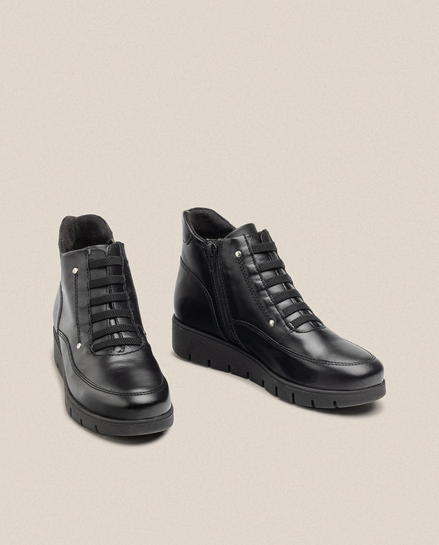 yokono Botín plano MANILA-003 negro En oferta