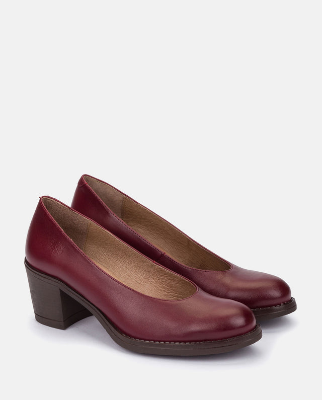 yokono Zapato de tacón LILLE-007 BURDEOS Oferta especial de fábrica