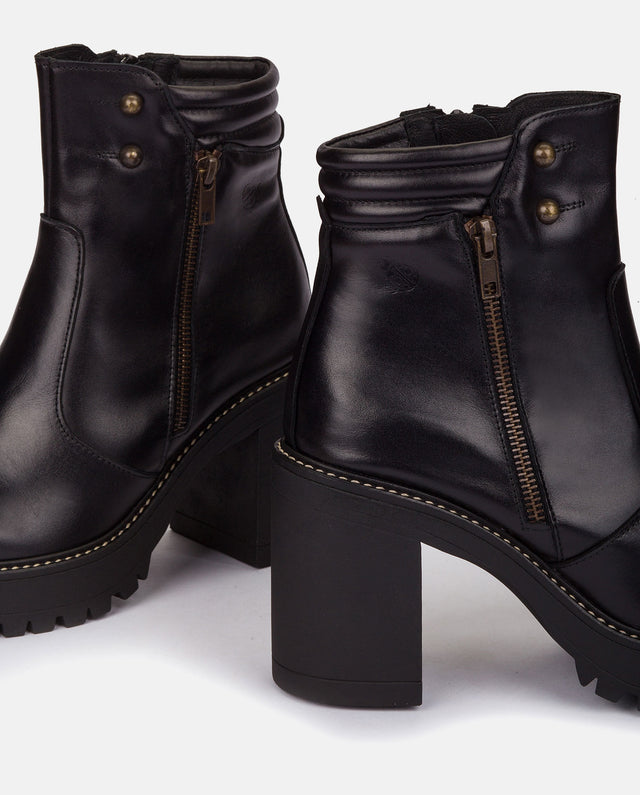 yokono Botín de tacón TUNA-002 NEGRO Última moda