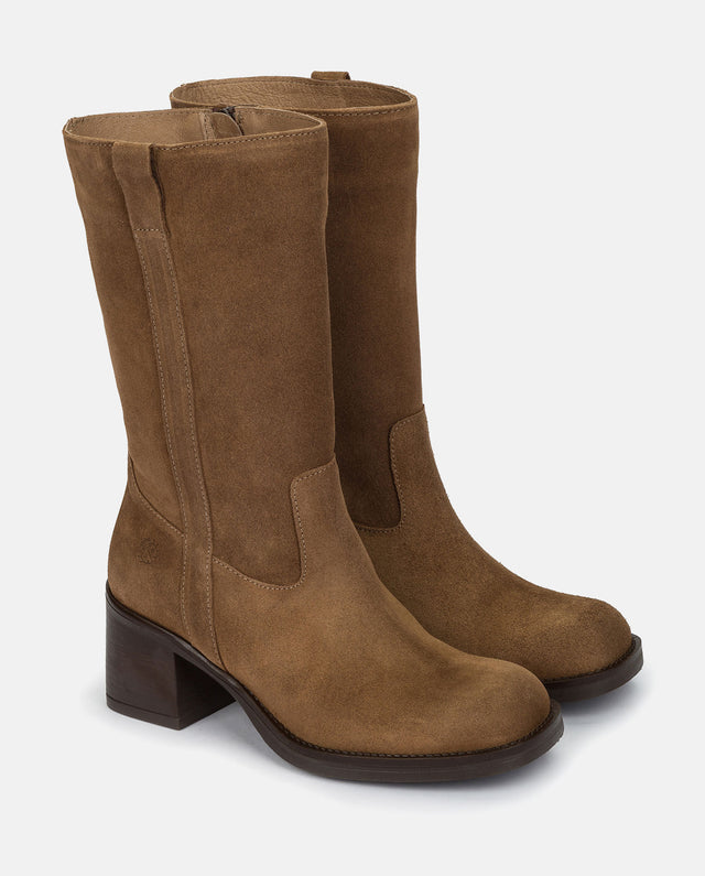 yokono Bota de tacón LANDAS-003 MARRON Grandes ahorros