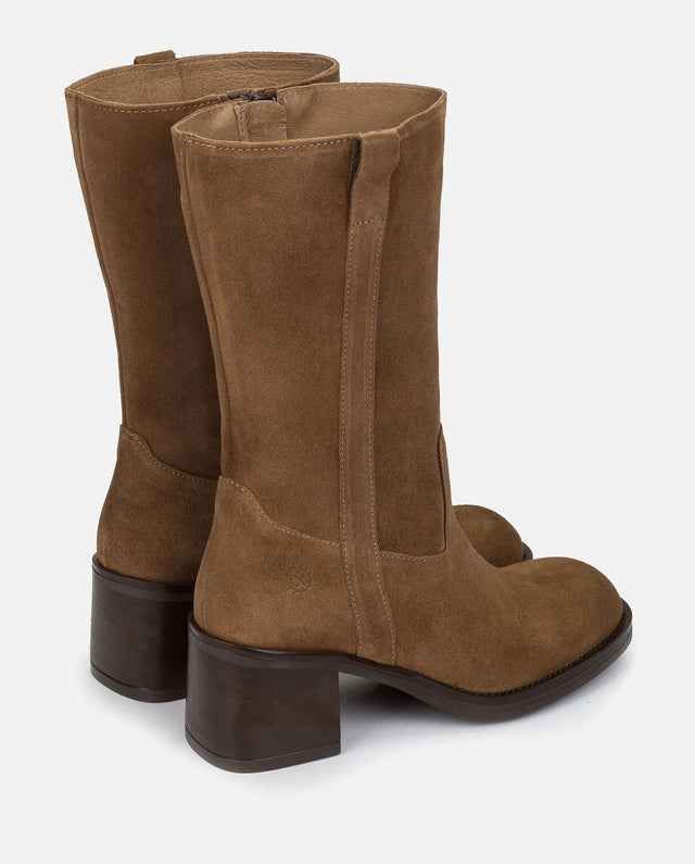 yokono Bota de tacón LANDAS-003 MARRON Grandes ahorros