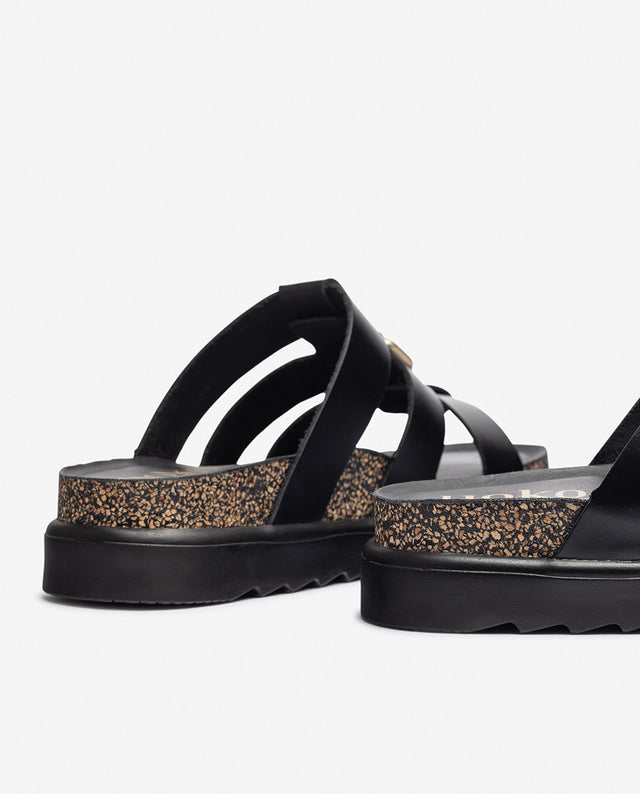 yokono Sandalia de plataforma TUNEZ-256 negro Venta caliente