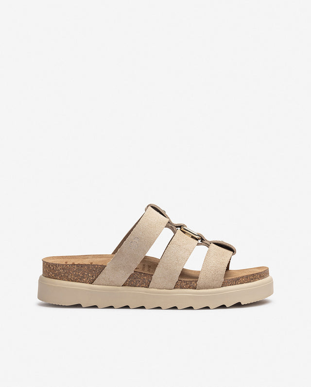 yokono Sandalia de plataforma TUNEZ-256 beige