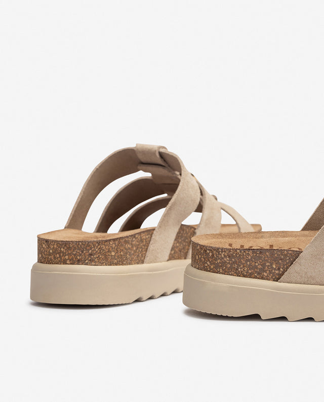 yokono Sandalia de plataforma TUNEZ-256 beige En oferta