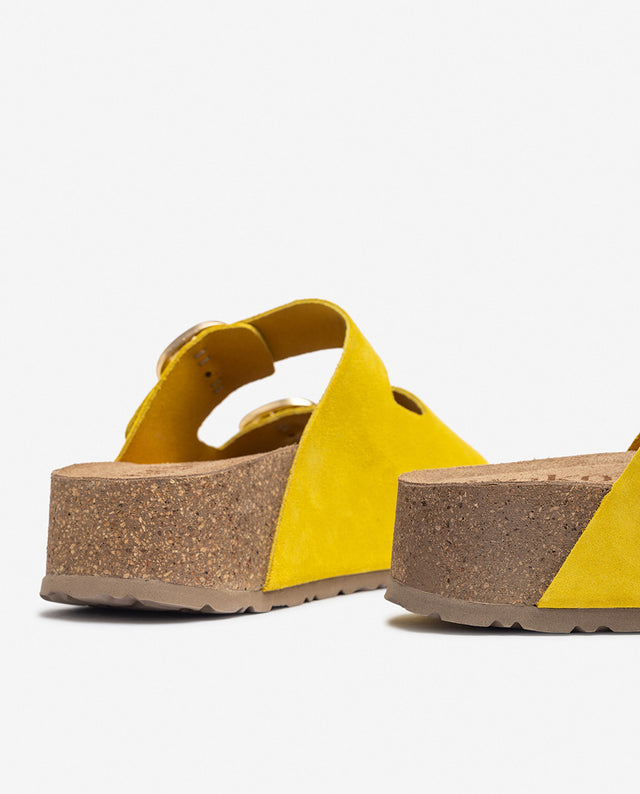 yokono Sandalia de plataforma WIWI-003 amarillo Gran oferta