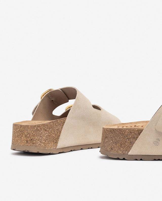 yokono Sandalia de plataforma WIWI-003 beige Rebajas baratas