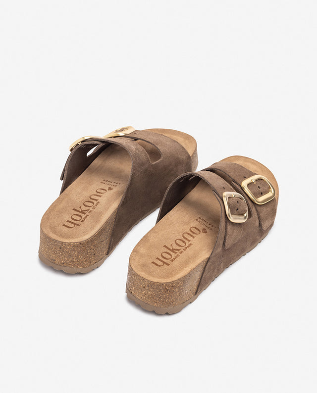 yokono Sandalia de plataforma WIWI-003 marrón Rebajas de fábrica