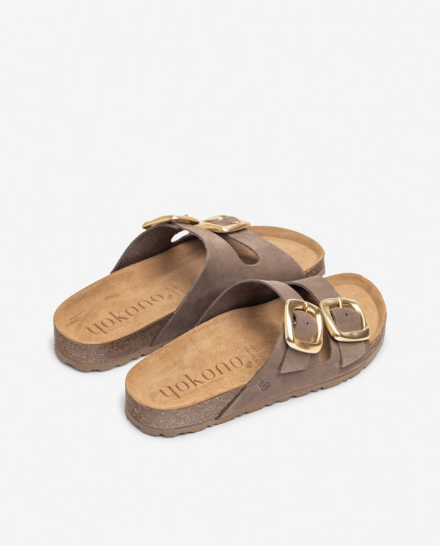 yokono Sandalia plana GRANADA-700 marrón Rebajas top