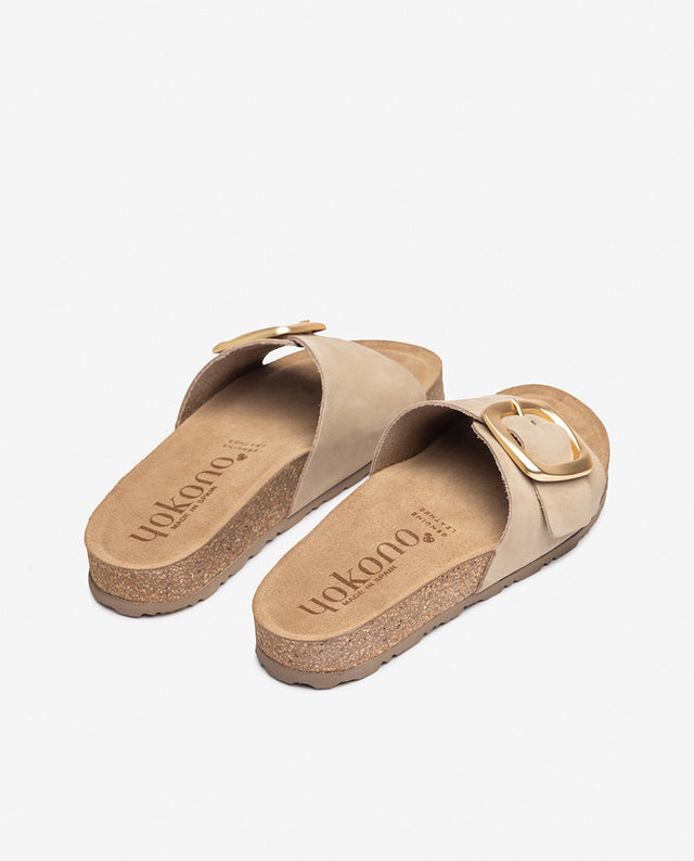 yokono Sandalia plana JERBA-114 beige ÚLTIMAS EDICIONES