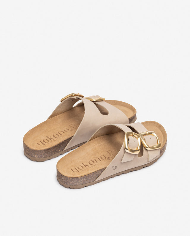 yokono Sandalia plana GRANADA-700 beige Último día