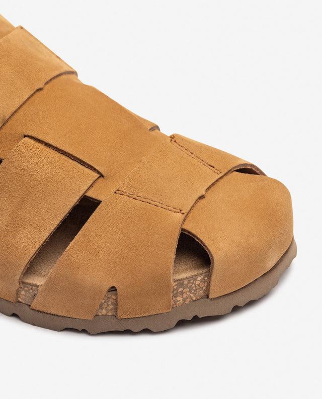 yokono Sandalia plana JERBA-253 camel En oferta