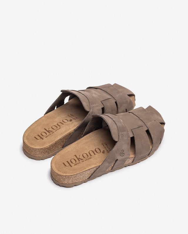 yokono Sandalia plana JERBA-253 marrón Descuentos del mes