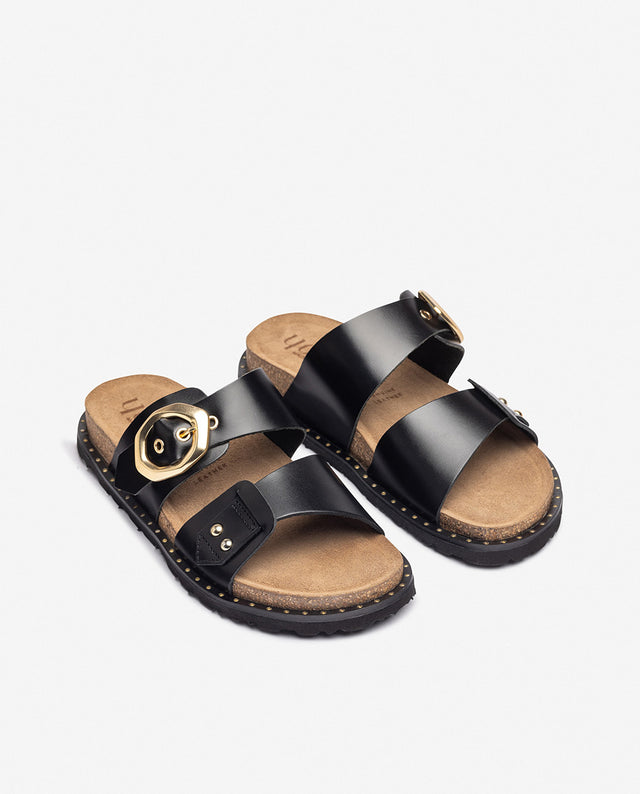 yokono Sandalia plana BOLUS-254 negro Oferta exclusiva