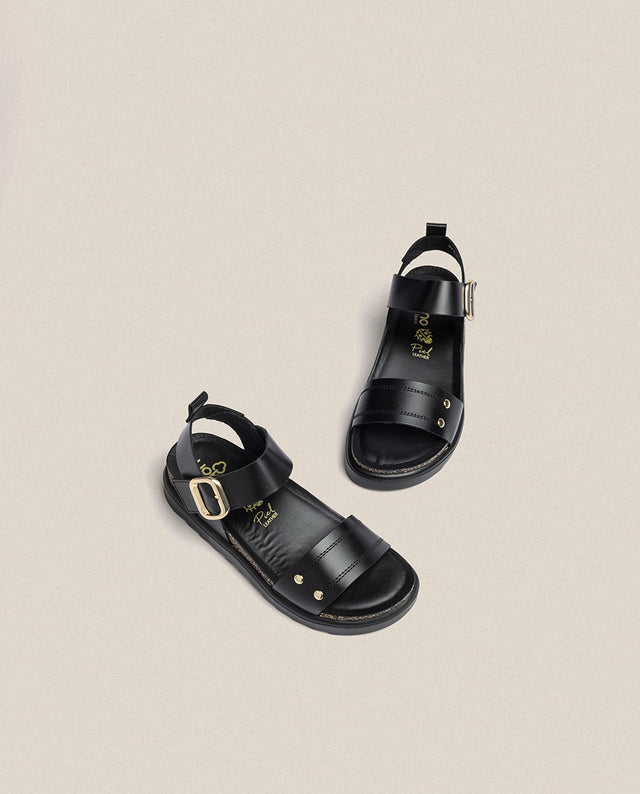 yokono Sandalia de plataforma Tunez 128 negro Ventas relámpago
