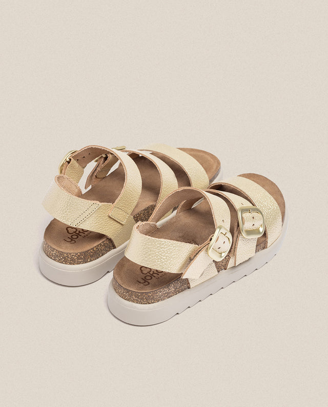 yokono Sandalia de plataforma Tunez 127 dorado Descuento