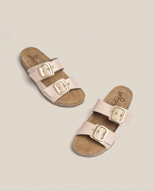 yokono Sandalia plana Jerba 136 beige Superdescuento
