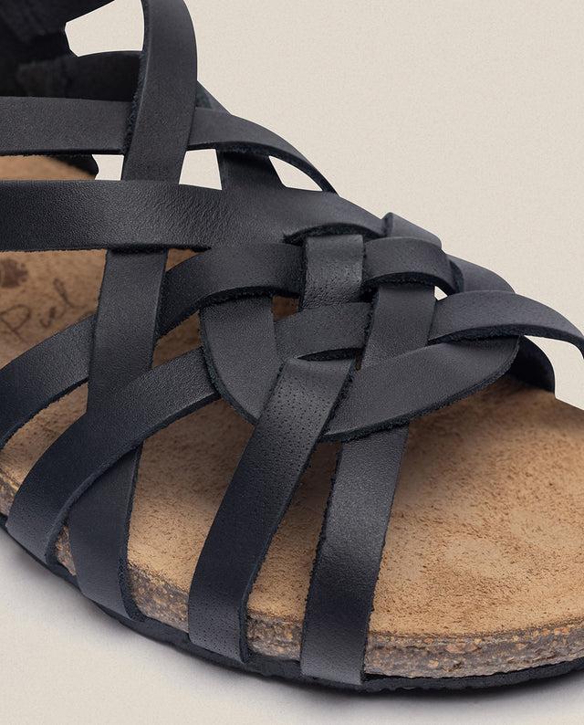 yokono Sandalia plana Ibiza 175 negro En oferta