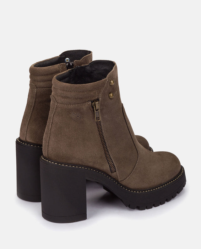 yokono Botín de tacón TUNA-002 MARRON Oferta exclusiva