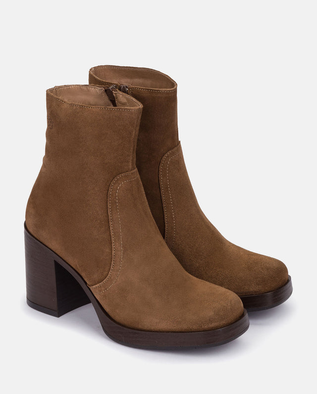 yokono Botín de tacón Kolin 001 marron Ofertas especiales