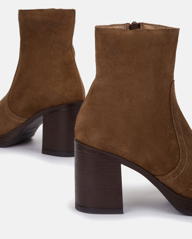 yokono Botín de tacón Kolin 001 marron Ofertas especiales