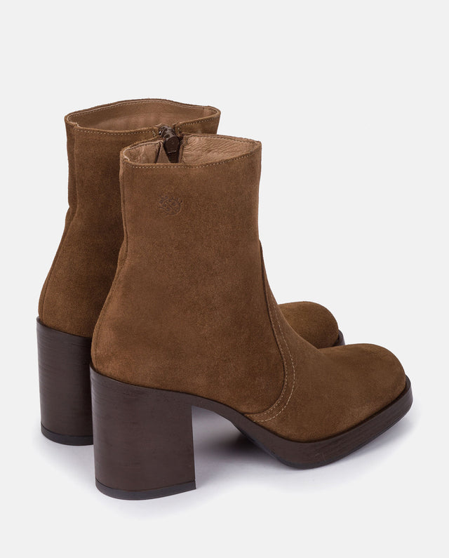 yokono Botín de tacón Kolin 001 marron Ofertas especiales