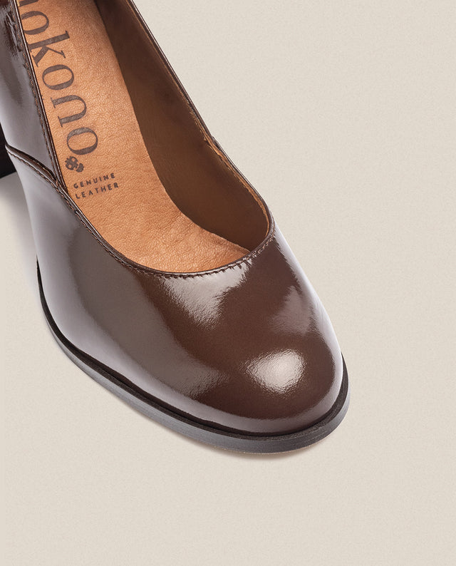 yokono Zapato de tacón LOIR-001 marrón Venta caliente