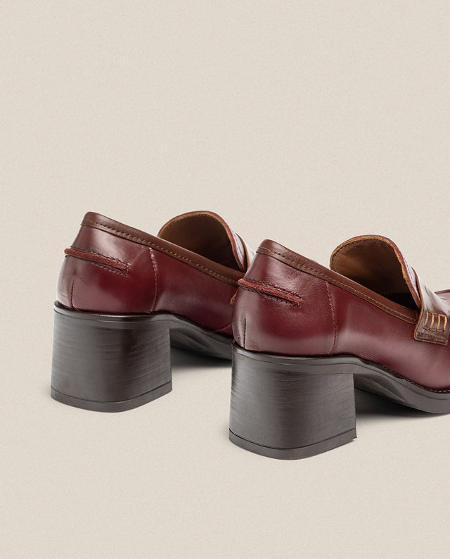 yokono Zapato de tacón LANDAS-006 burdeos Mejor oferta
