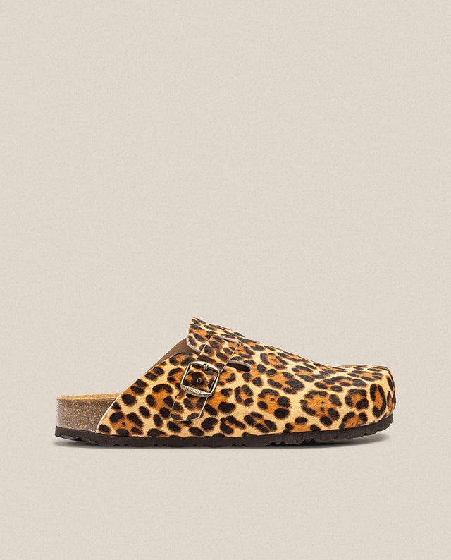 yokono Zapato plano ZUECO 599 leopardo Rebajas top