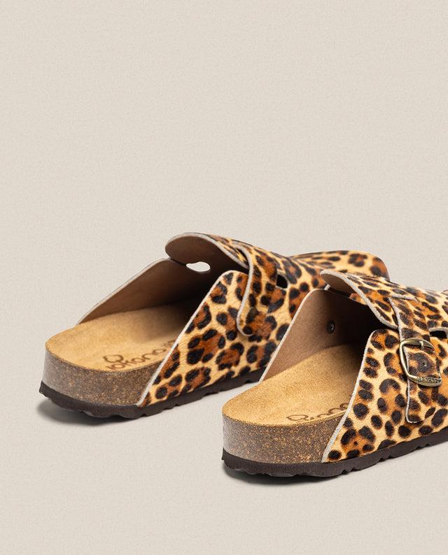 yokono Zapato plano ZUECO 599 leopardo Rebajas top