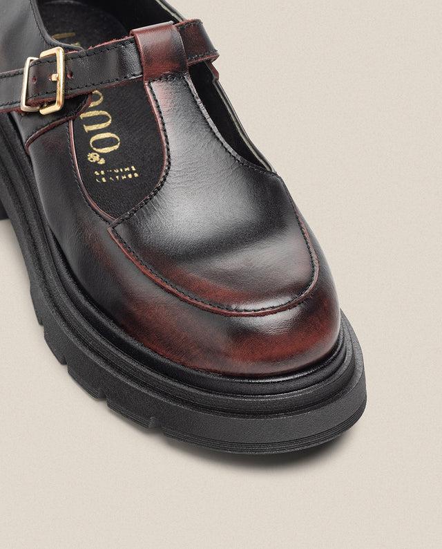 yokono Zapato plano CHAM-003 burdeos Oferta especial