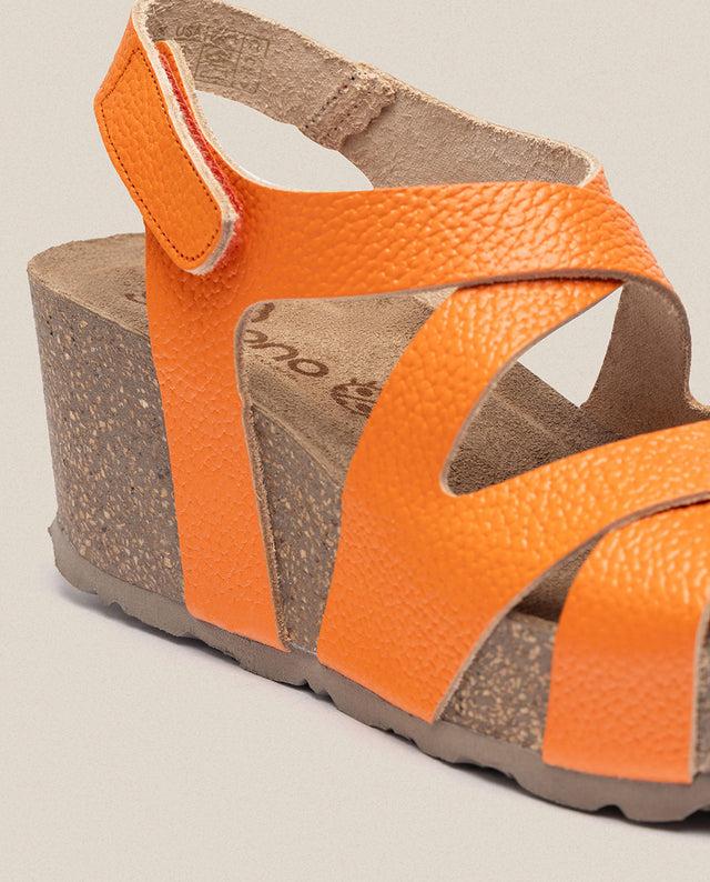 yokono Sandalia cuña Bari 303 naranja Ofertas especiales