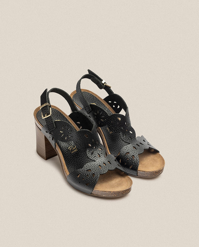 yokono Sandalia de tacón Ponza 006 negro Rebajas