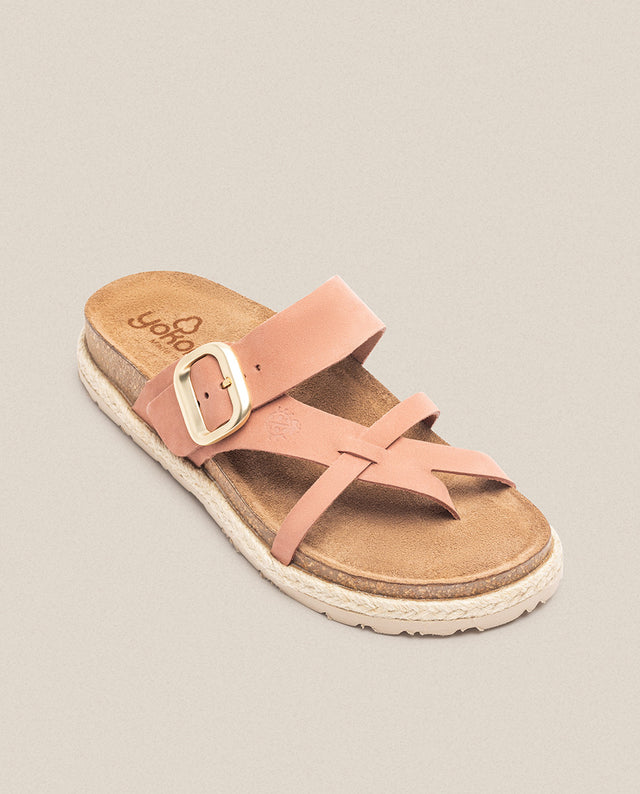 yokono Sandalia plana Arena 003 rosa Rebajas baratas