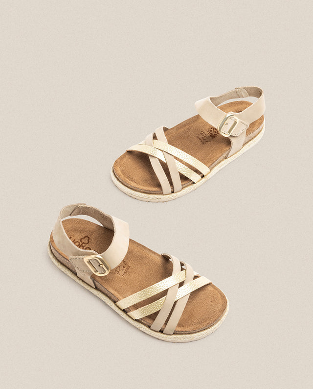 yokono Sandalia plana Arena 001 beige Ventas relámpago