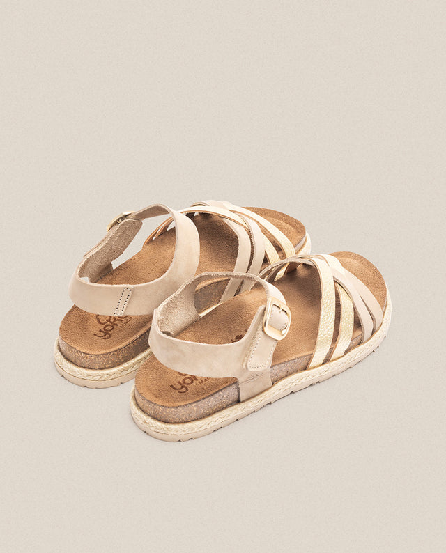 yokono Sandalia plana Arena 001 beige Ventas relámpago